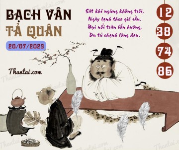 Bạch Vân Tả Quân 20/07/2023