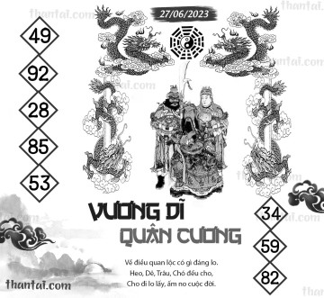 Vương Dĩ Quân Cương 27/06/2023