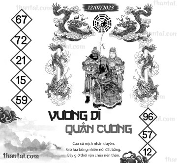 Vương Dĩ Quân Cương 12/07/2023