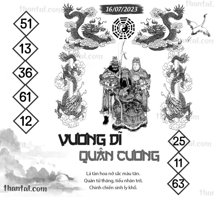 Vương Dĩ Quân Cương 01/07/2023