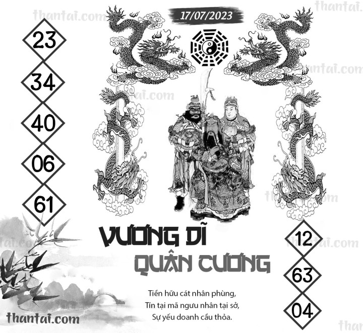 Vương Dĩ Quân Cương 02/07/2023