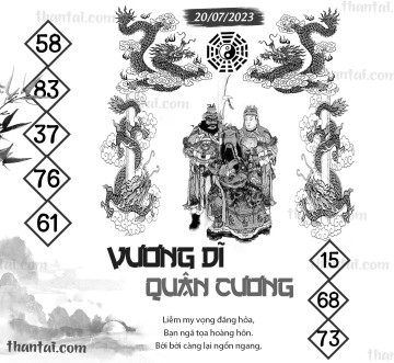 Vương Dĩ Quân Cương 20/07/2023