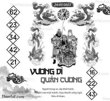 Vương Dĩ Quân Cương 24/07/2023