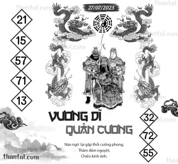 Vương Dĩ Quân Cương 27/07/2023