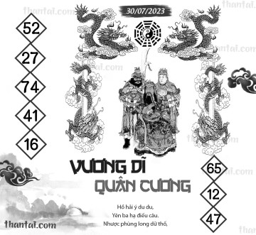 Vương Dĩ Quân Cương 30/07/2023