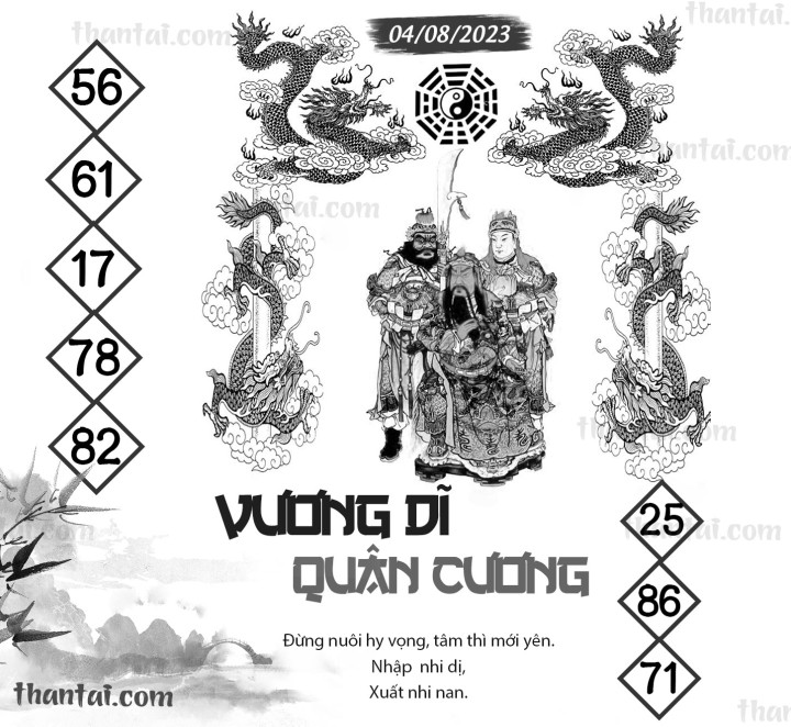 Vương Dĩ Quân Cương 20/07/2023