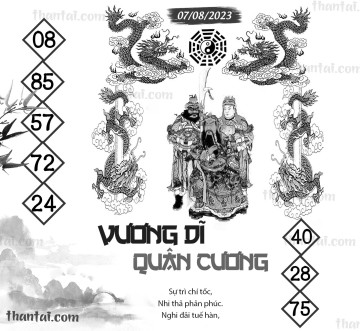 Vương Dĩ Quân Cương 07/08/2023