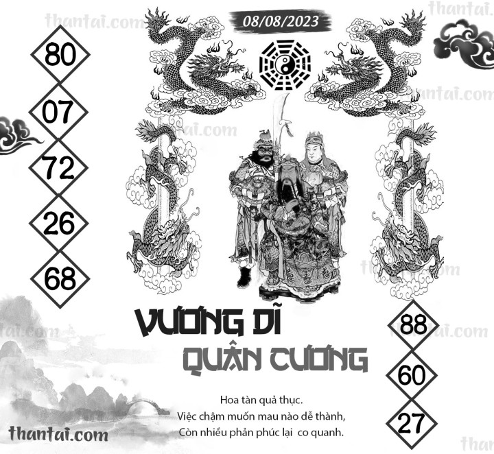 Vương Dĩ Quân Cương 24/07/2023
