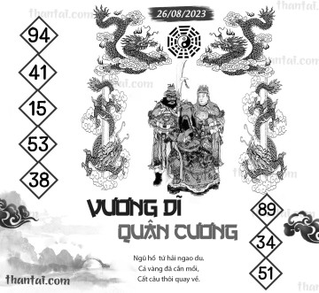 Vương Dĩ Quân Cương 26/08/2023