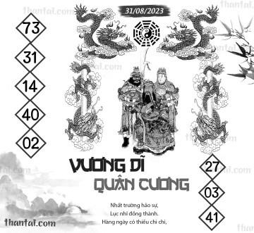 Vương Dĩ Quân Cương 31/08/2023