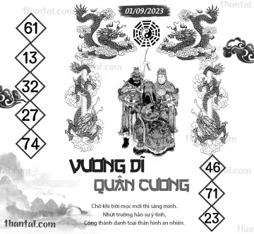 Vương Dĩ Quân Cương 01/09/2023