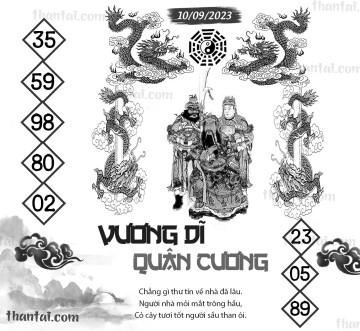 Vương Dĩ Quân Cương 10/09/2023