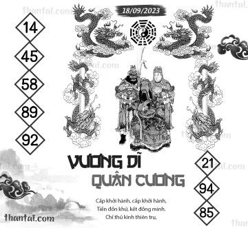 Vương Dĩ Quân Cương 18/09/2023