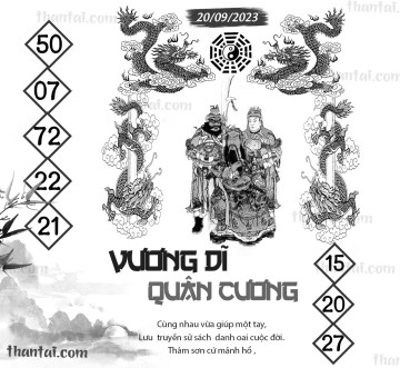 Vương Dĩ Quân Cương 20/09/2023