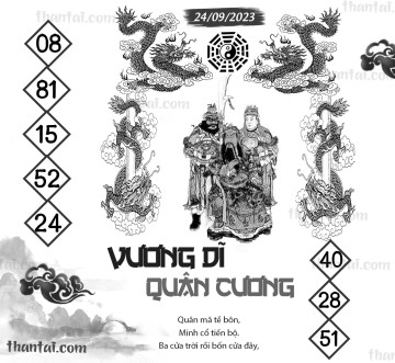 Vương Dĩ Quân Cương 24/09/2023