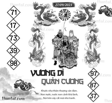 Vương Dĩ Quân Cương 27/09/2023