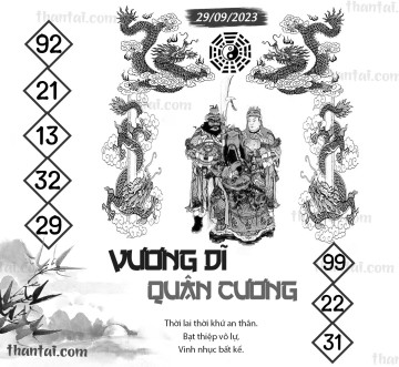 Vương Dĩ Quân Cương 29/09/2023