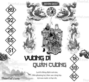 Vương Dĩ Quân Cương 30/09/2023