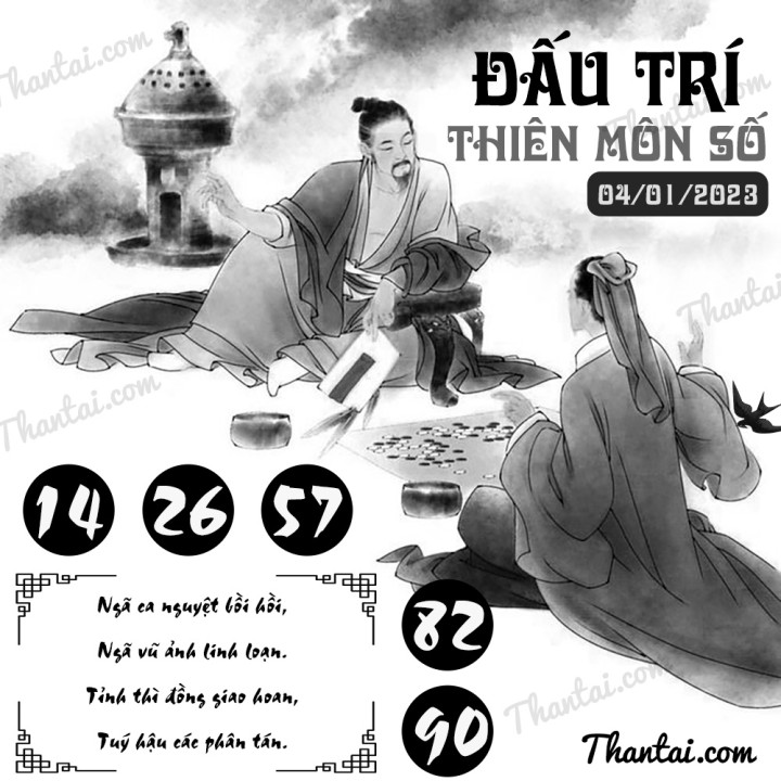 ĐẤU TRÍ THIÊN MÔN SỐ 01/01/2023