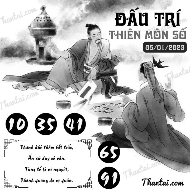 ĐẤU TRÍ THIÊN MÔN SỐ 01/01/2023