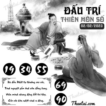 ĐẤU TRÍ THIÊN MÔN SỐ 02/02/2023