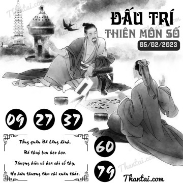 ĐẤU TRÍ THIÊN MÔN SỐ 05/02/2023