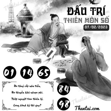ĐẤU TRÍ THIÊN MÔN SỐ 07/02/2023