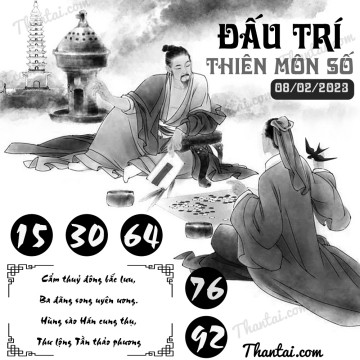 ĐẤU TRÍ THIÊN MÔN SỐ 08/02/2023