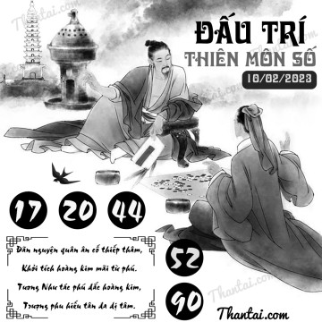 ĐẤU TRÍ THIÊN MÔN SỐ 10/02/2023