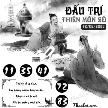 ĐẤU TRÍ THIÊN MÔN SỐ 12/02/2023