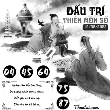 ĐẤU TRÍ THIÊN MÔN SỐ 19/02/2023