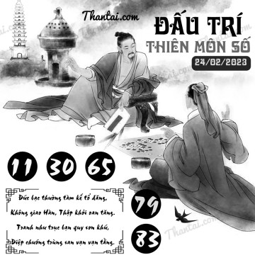 ĐẤU TRÍ THIÊN MÔN SỐ 24/02/2023