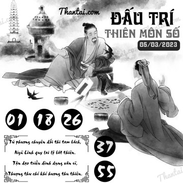 ĐẤU TRÍ THIÊN MÔN SỐ 05/03/2023