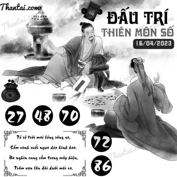 ĐẤU TRÍ THIÊN MÔN SỐ 16/04/2023