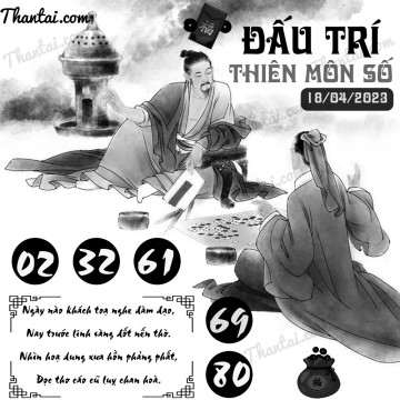 ĐẤU TRÍ THIÊN MÔN SỐ 18/04/2023