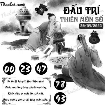 ĐẤU TRÍ THIÊN MÔN SỐ 20/04/2023