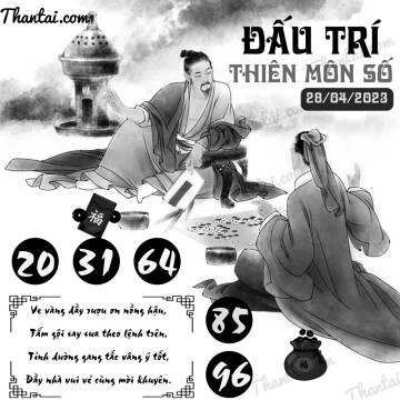 ĐẤU TRÍ THIÊN MÔN SỐ 28/04/2023