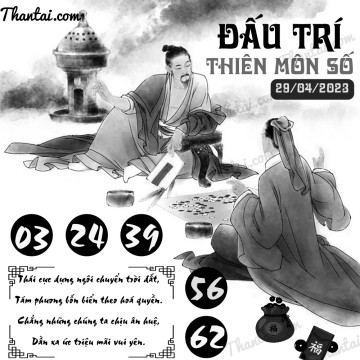 ĐẤU TRÍ THIÊN MÔN SỐ 29/04/2023