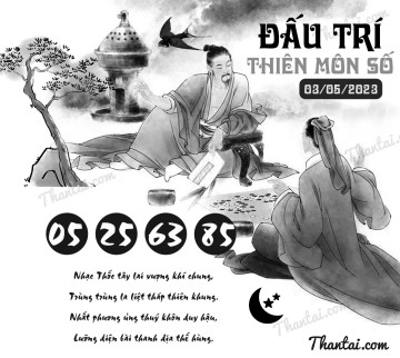 ĐẤU TRÍ THIÊN MÔN SỐ 03/05/2023