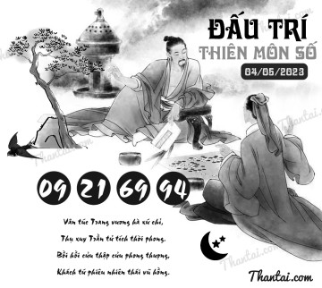 ĐẤU TRÍ THIÊN MÔN SỐ 04/05/2023