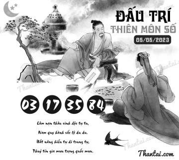 ĐẤU TRÍ THIÊN MÔN SỐ 05/05/2023