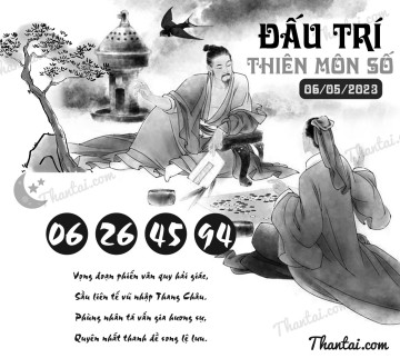 ĐẤU TRÍ THIÊN MÔN SỐ 06/05/2023
