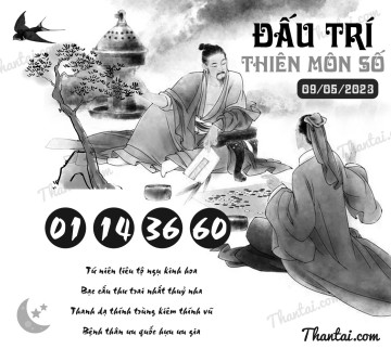 ĐẤU TRÍ THIÊN MÔN SỐ 09/05/2023