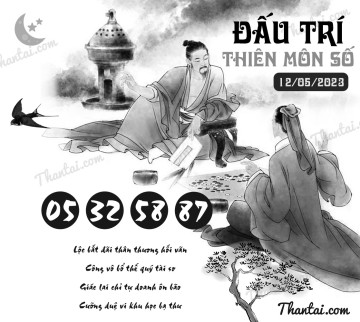 ĐẤU TRÍ THIÊN MÔN SỐ 12/05/2023