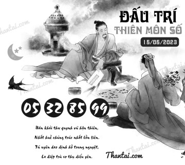 ĐẤU TRÍ THIÊN MÔN SỐ 15/05/2023