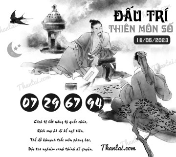 ĐẤU TRÍ THIÊN MÔN SỐ 16/05/2023
