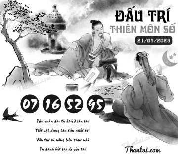 ĐẤU TRÍ THIÊN MÔN SỐ 21/05/2023