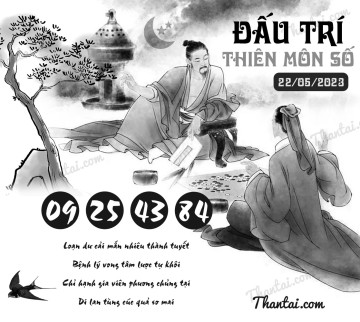 ĐẤU TRÍ THIÊN MÔN SỐ 22/05/2023