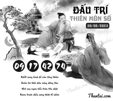 ĐẤU TRÍ THIÊN MÔN SỐ 30/05/2023