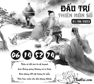 ĐẤU TRÍ THIÊN MÔN SỐ 01/06/2023